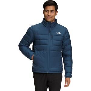 The North Face Aconcagua 2 Down Puffer Jacket Coat Men's Size Small Blue Zip 550
